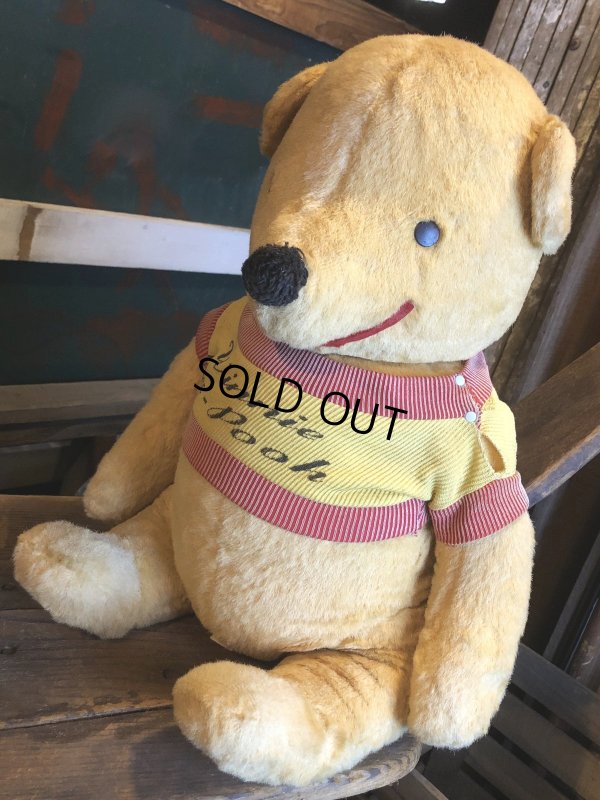 画像7: 60s Vintage Gund J Swedlin Walt Disney Winnie the Pooh Plush Doll (R724)
