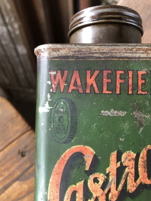 画像11: 20s Antique WAKEFIELD Castrol Gear Oil Can (R752)