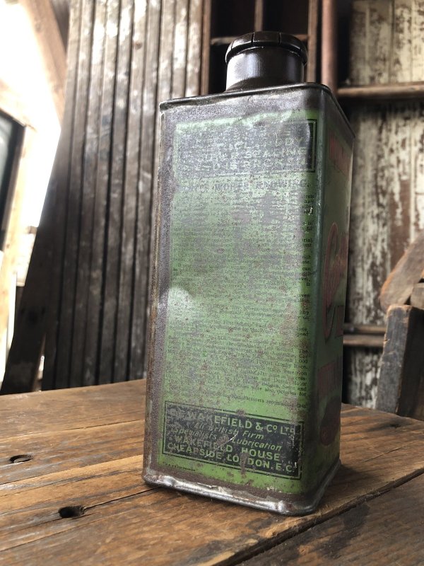 画像6: 20s Antique WAKEFIELD Castrol Motor Oil Can (R753)