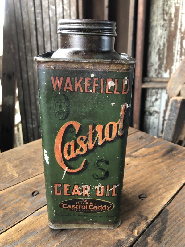 画像5: 20s Antique WAKEFIELD Castrol Gear Oil Can (R752)
