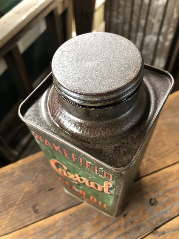 画像7: 20s Antique WAKEFIELD Castrol Gear Oil Can (R752)