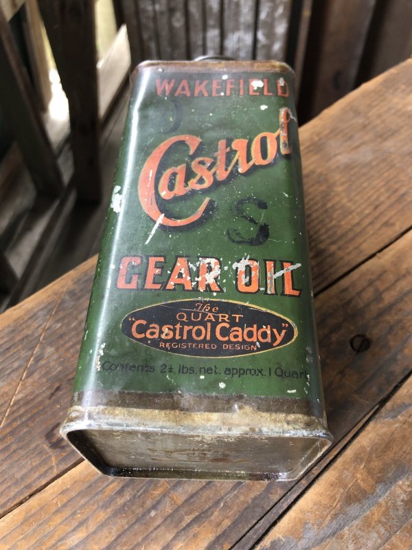 画像4: 20s Antique WAKEFIELD Castrol Gear Oil Can (R752)