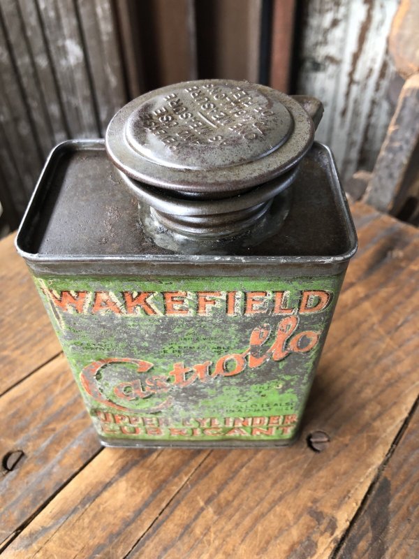 画像6: 20s Antique WAKEFIELD Castrol Upper Cylinder Lubricant Oil Can (R750)