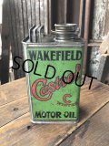 20s Antique WAKEFIELD Castrol Motor Oil Can (R751)