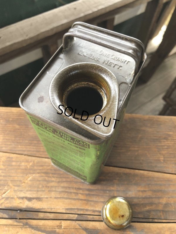 画像11: 20s Antique WAKEFIELD Castrol Motor Oil Can (R751)