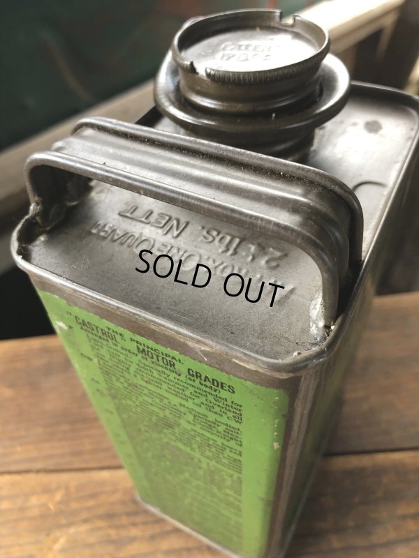 画像10: 20s Antique WAKEFIELD Castrol Motor Oil Can (R751)