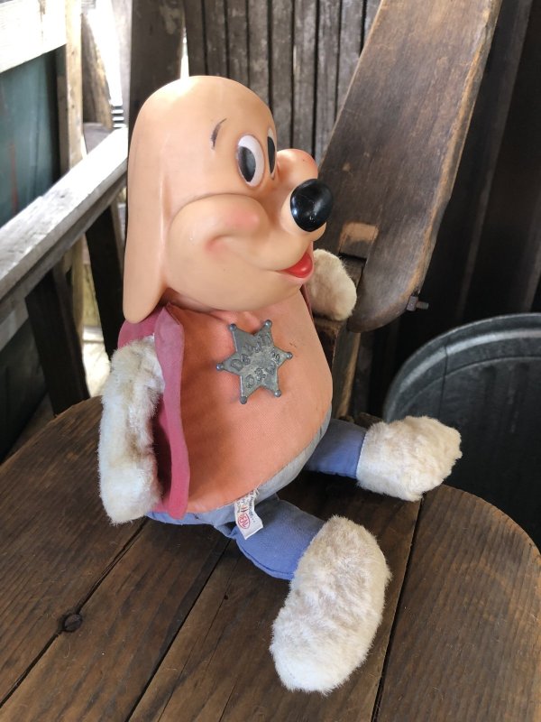 画像2: 60s Vintage IDEAL Terry Toons Deputy Dawg Rubber Face Doll (R764) 