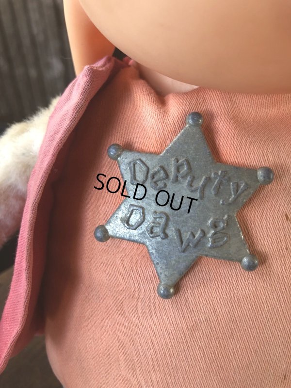 画像6: 60s Vintage IDEAL Terry Toons Deputy Dawg Rubber Face Doll (R764) 