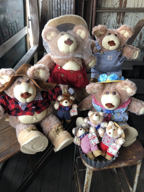 画像15: 80s Vintage Boone Furskin Bear Plush Doll Coleco (R770) 