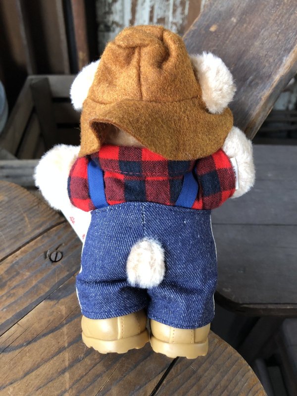 画像3: 80s Vintage Farrell Furskin Bear Mini Plush Doll Wendy's (R767) 