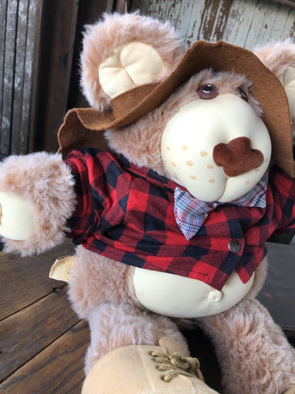 画像3: 80s Vintage Farrell Furskin Bear Plush Doll Coleco (R770) 