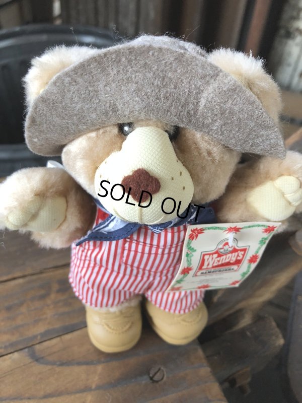 画像7: 80s Vintage Dudley Furskin Bear Mini Plush Doll Wendy's (R765) 