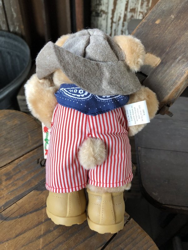 画像3: 80s Vintage Dudley Furskin Bear Mini Plush Doll Wendy's (R765) 