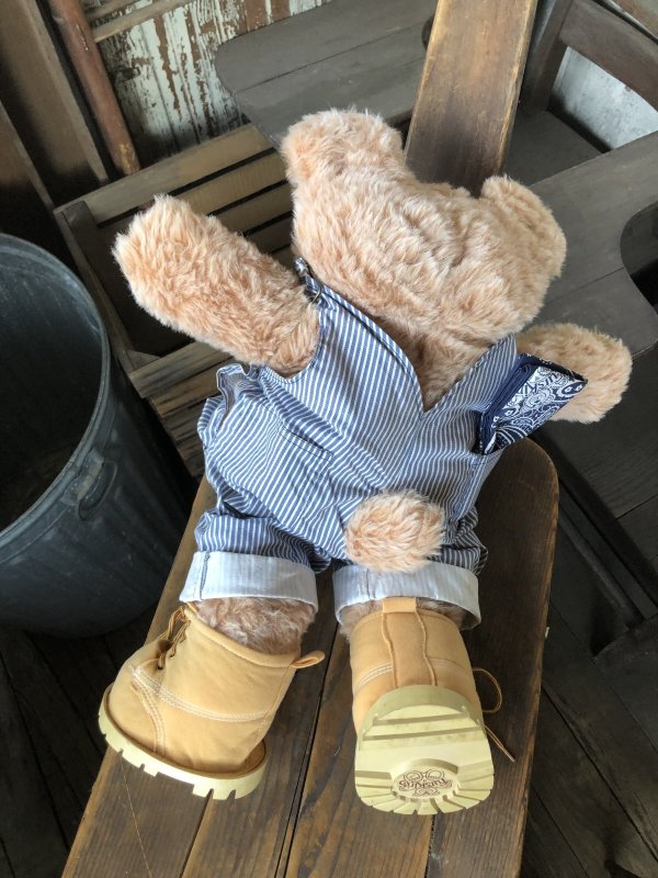 画像16: 80s Vintage Dudley Furskin Bear Plush Doll Coleco (R771) 