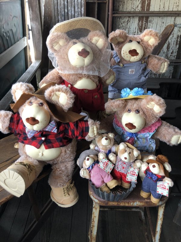 画像15: 80s Vintage Hattie Furskin Bear Plush Doll Coleco (R769) 