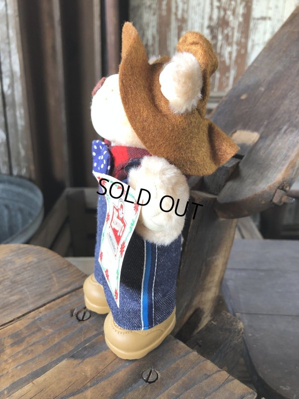 画像4: 80s Vintage Farrell Furskin Bear Mini Plush Doll Wendy's (R767) 