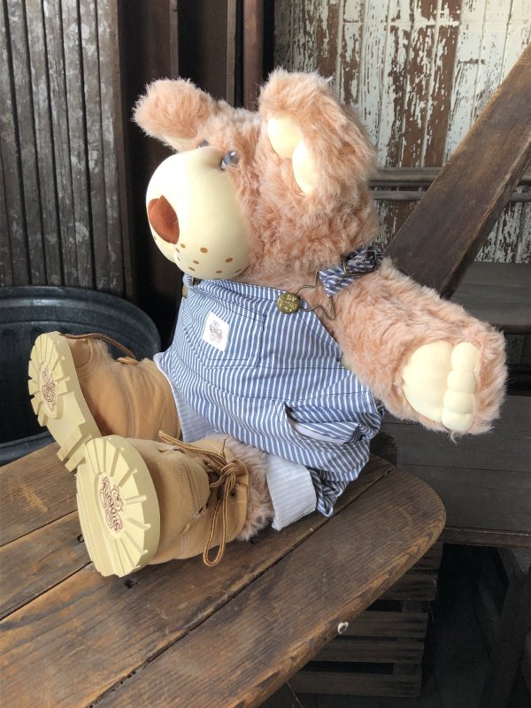 画像12: 80s Vintage Dudley Furskin Bear Plush Doll Coleco (R771) 