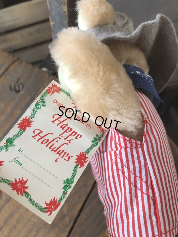 画像6: 80s Vintage Dudley Furskin Bear Mini Plush Doll Wendy's (R765) 