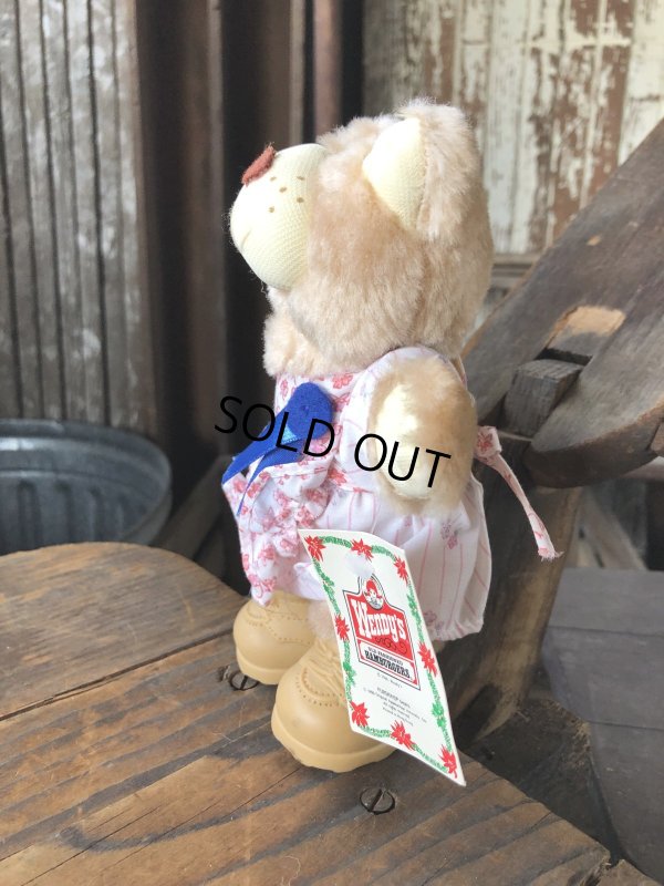 画像4: 80s Vintage Hattie Furskin Bear Mini Plush Doll Wendy's (R768) 