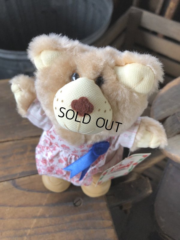 画像6: 80s Vintage Hattie Furskin Bear Mini Plush Doll Wendy's (R768) 