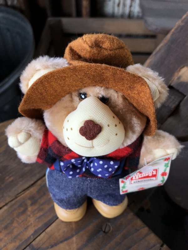 画像7: 80s Vintage Farrell Furskin Bear Mini Plush Doll Wendy's (R767) 