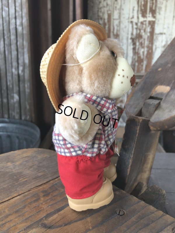 画像2: 80s Vintage Boone Furskin Bear Mini Plush Doll Wendy's (R766) 