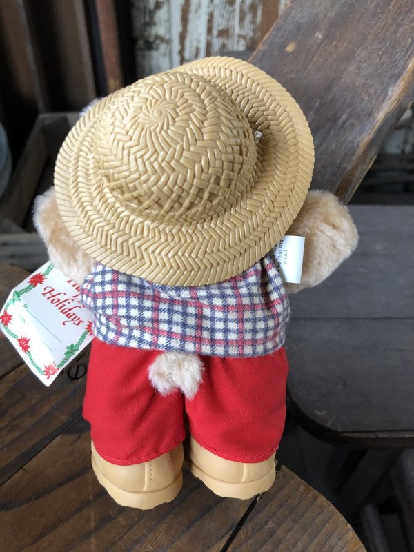 画像3: 80s Vintage Boone Furskin Bear Mini Plush Doll Wendy's (R766) 