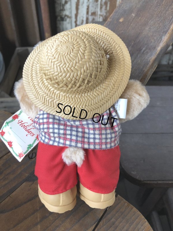 画像3: 80s Vintage Boone Furskin Bear Mini Plush Doll Wendy's (R766) 