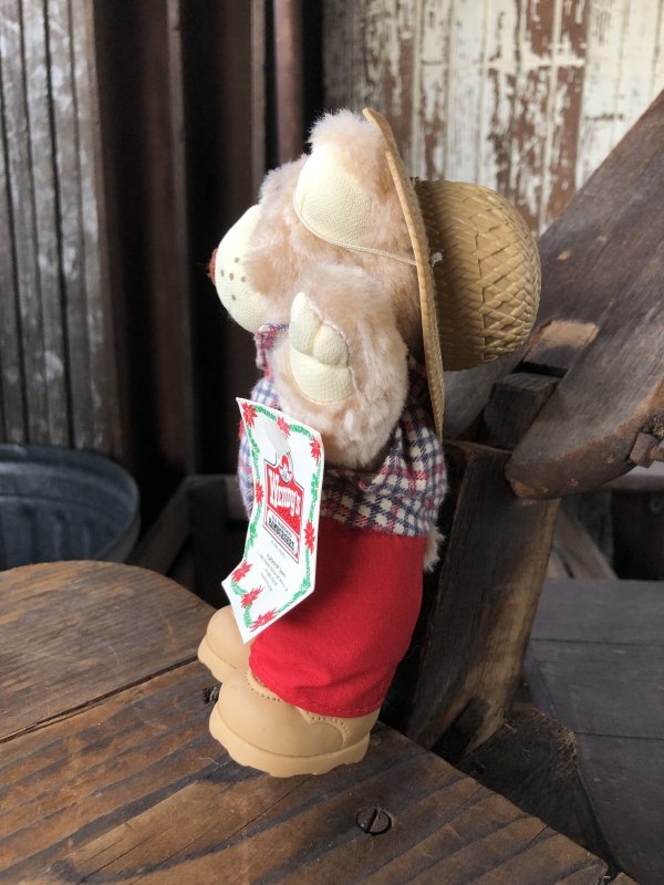 画像4: 80s Vintage Boone Furskin Bear Mini Plush Doll Wendy's (R766) 