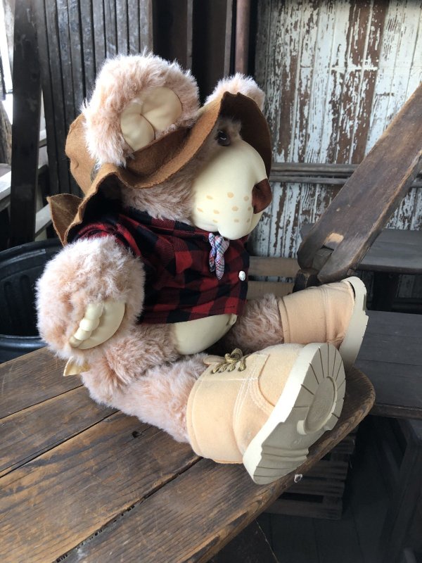 画像6: 80s Vintage Farrell Furskin Bear Plush Doll Coleco (R770) 