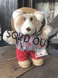 80s Vintage Boone Furskin Bear Mini Plush Doll Wendy's (R766) 