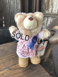 80s Vintage Hattie Furskin Bear Mini Plush Doll Wendy's (R768) 