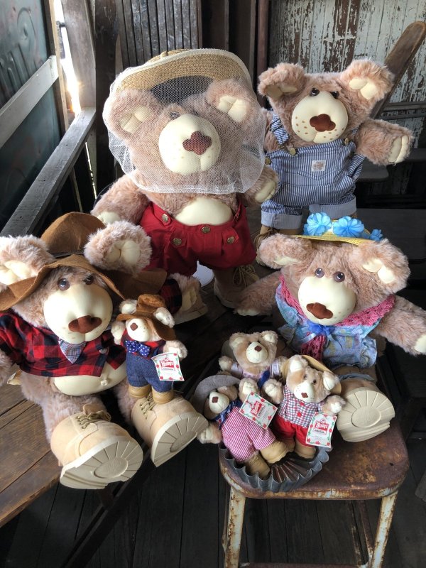 画像7: 80s Vintage Boone Furskin Bear Mini Plush Doll Wendy's (R766) 