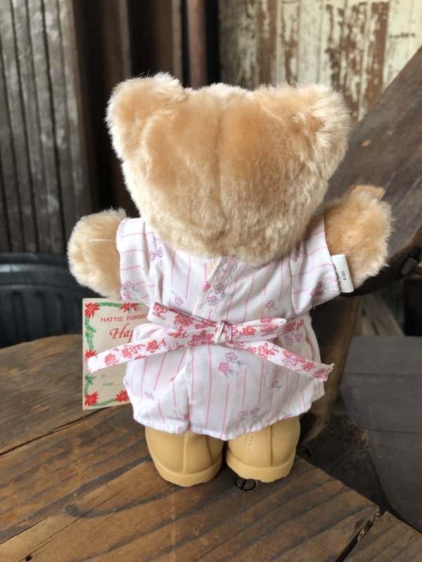 画像3: 80s Vintage Hattie Furskin Bear Mini Plush Doll Wendy's (R768) 