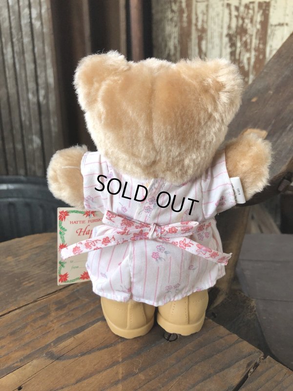 画像3: 80s Vintage Hattie Furskin Bear Mini Plush Doll Wendy's (R768) 