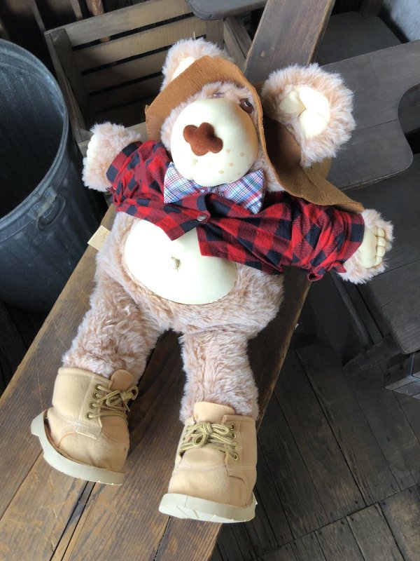 画像10: 80s Vintage Farrell Furskin Bear Plush Doll Coleco (R770) 