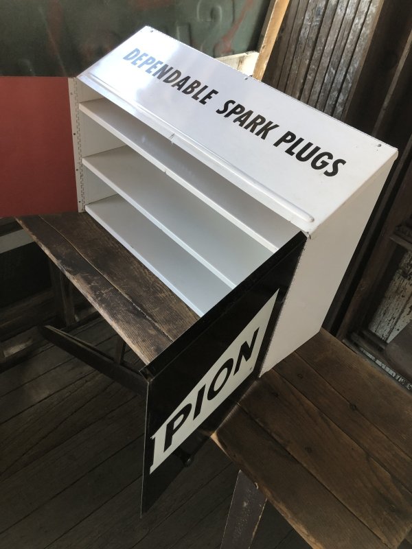 画像13: Vintage CHAMPION SPARK PLUG Service Station Advertising Metal Parts Cabinet (R772)
