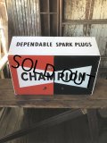 Vintage CHAMPION SPARK PLUG Service Station Advertising Metal Parts Cabinet (R772)