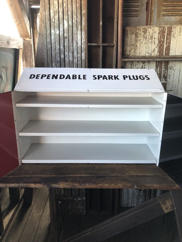 画像15: Vintage CHAMPION SPARK PLUG Service Station Advertising Metal Parts Cabinet (R772)