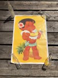 画像1: 70s Vintage Dole Kids Hawaiian Pineapple Advertising Store Display Poster (R776) (1)