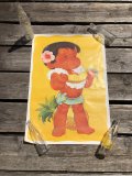 70s Vintage Dole Kids Hawaiian Pineapple Advertising Store Display Poster (R776)