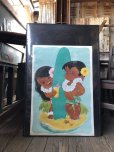 画像7: 70s Vintage Dole Kids Hawaiian Pineapple Advertising Store Display Poster (R777)