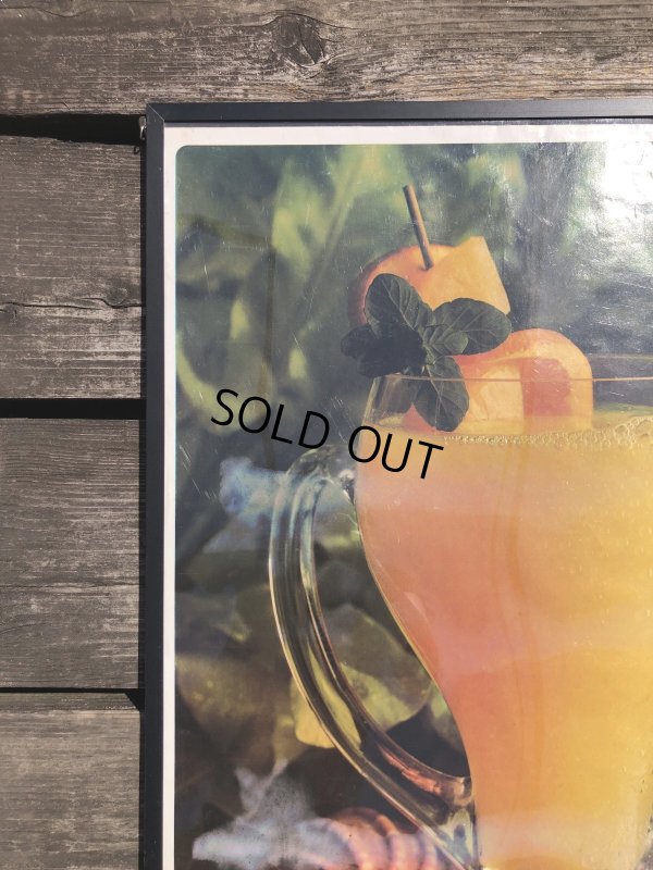 画像3: 70s Vintage Dole Hawaiian Pineapple juice Advertising Store Display Poster (R778)