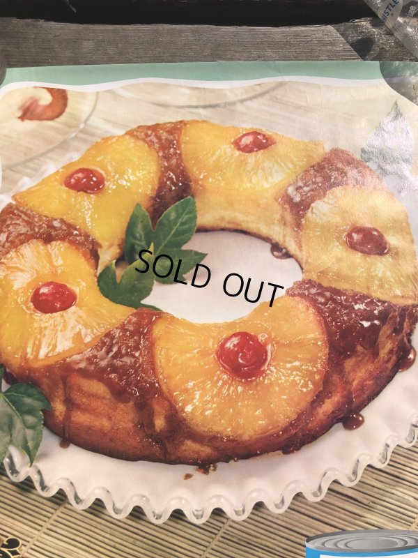 画像7: 70s Vintage Dole Hawaiian Pineapple Advertising Store Display Poster (R774)