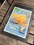 画像8: 70s Vintage Dole Hawaiian Pineapple Juice Advertising Store Display Poster (R775)