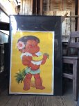 画像8: 70s Vintage Dole Kids Hawaiian Pineapple Advertising Store Display Poster (R776)