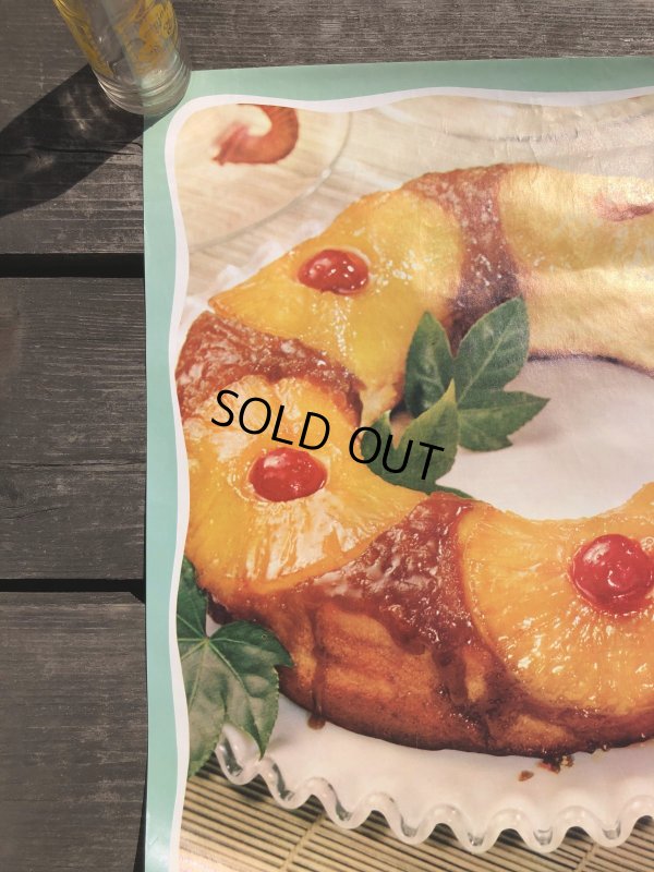 画像4: 70s Vintage Dole Hawaiian Pineapple Advertising Store Display Poster (R774)