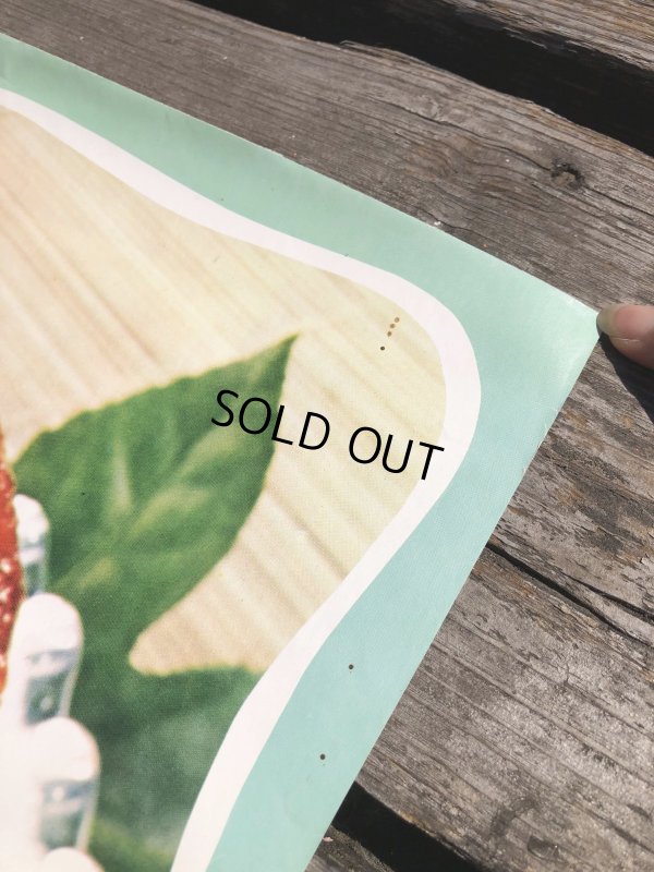 画像3: 70s Vintage Dole Hawaiian Pineapple Advertising Store Display Poster (R774)