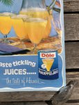 画像3: 70s Vintage Dole Hawaiian Pineapple Juice Advertising Store Display Poster (R775)