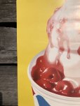 画像5: 60s Vintage Dairy Queen Cherry Sundae Advertising Store Display Poster (R779)